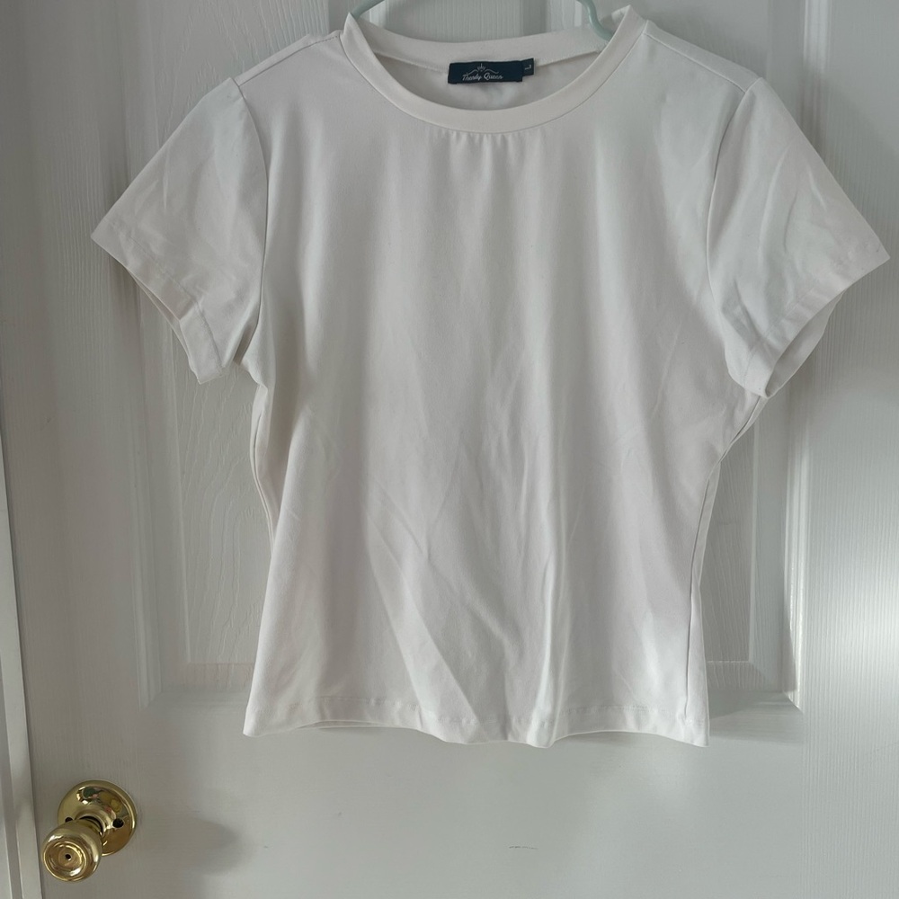 Classic White Women's Top soft crop